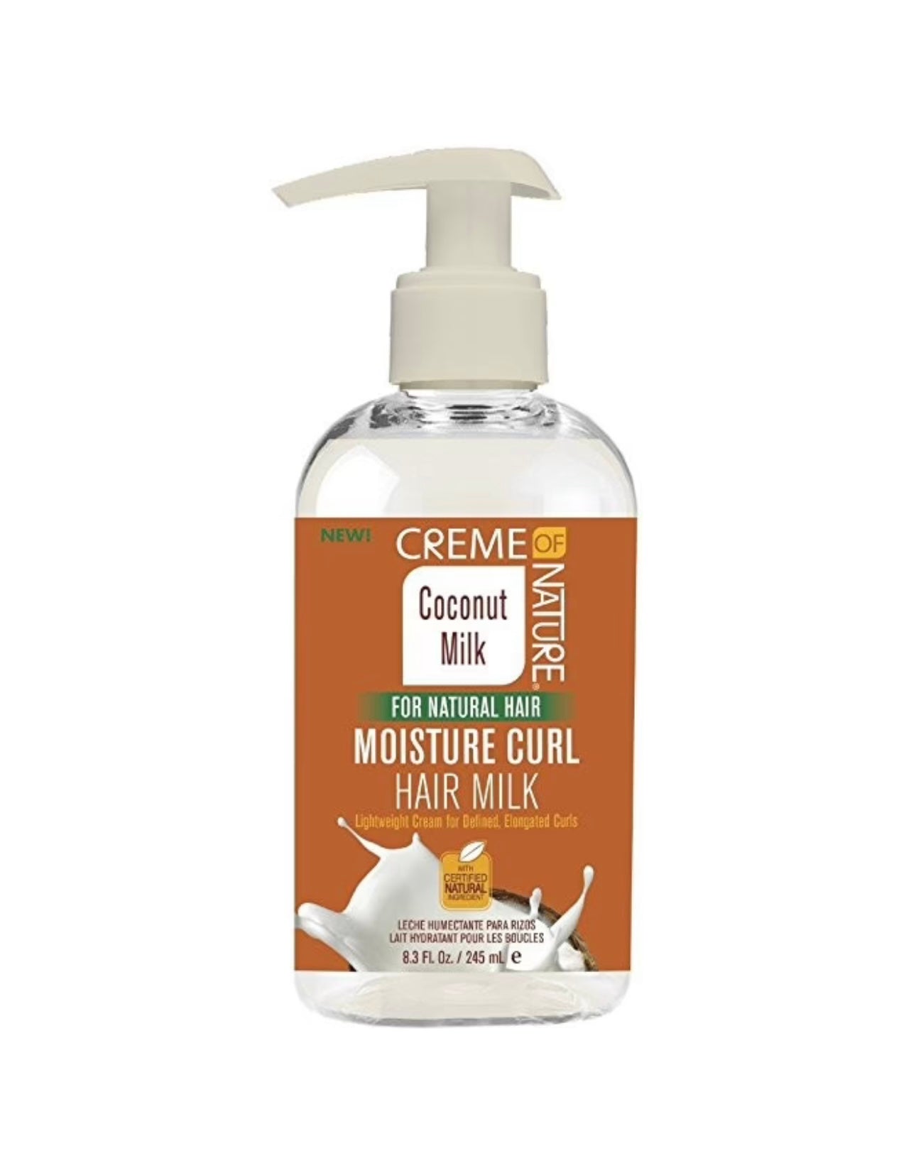 Creme Of Nature Coconut Milk Moisture Curl Hair Milk 245ml