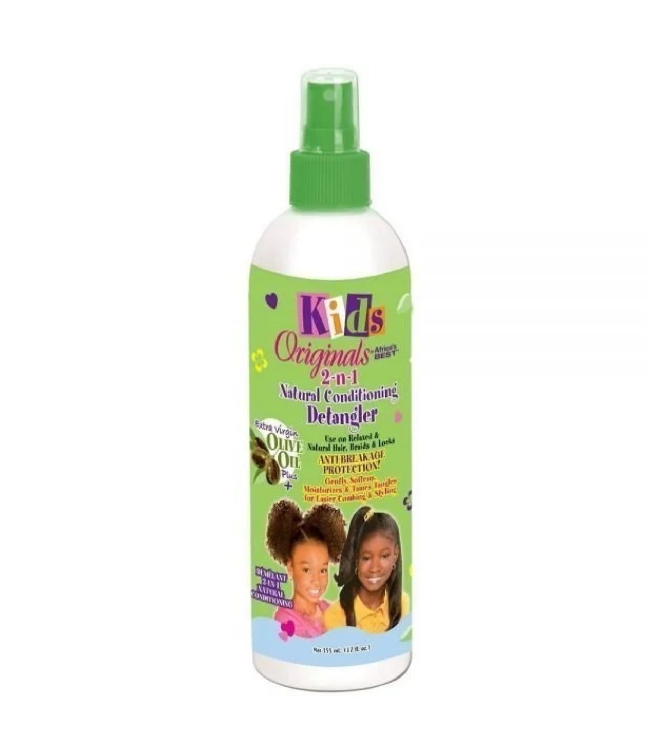 Africa's Best Kids Organic 2n1 Detangler 12 oz