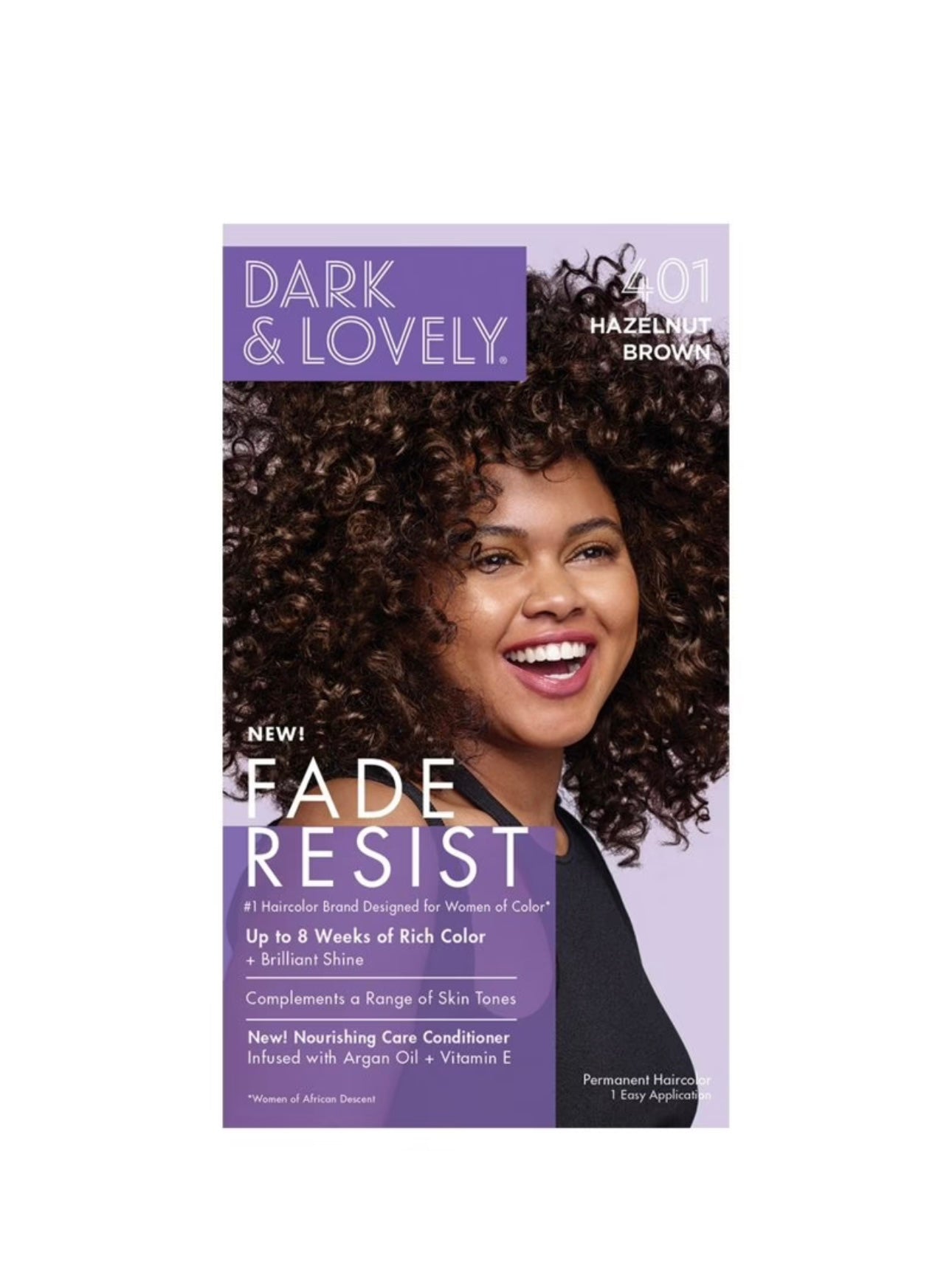 Dark And Lovely Fade Resist Hair Color - 401 Hazelnut Brown