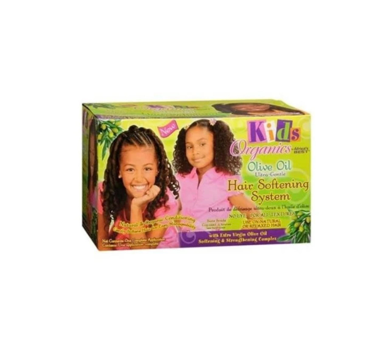 Africa's Best Kids Originals Olive Oil Ultra-Gentle Hair Softening System