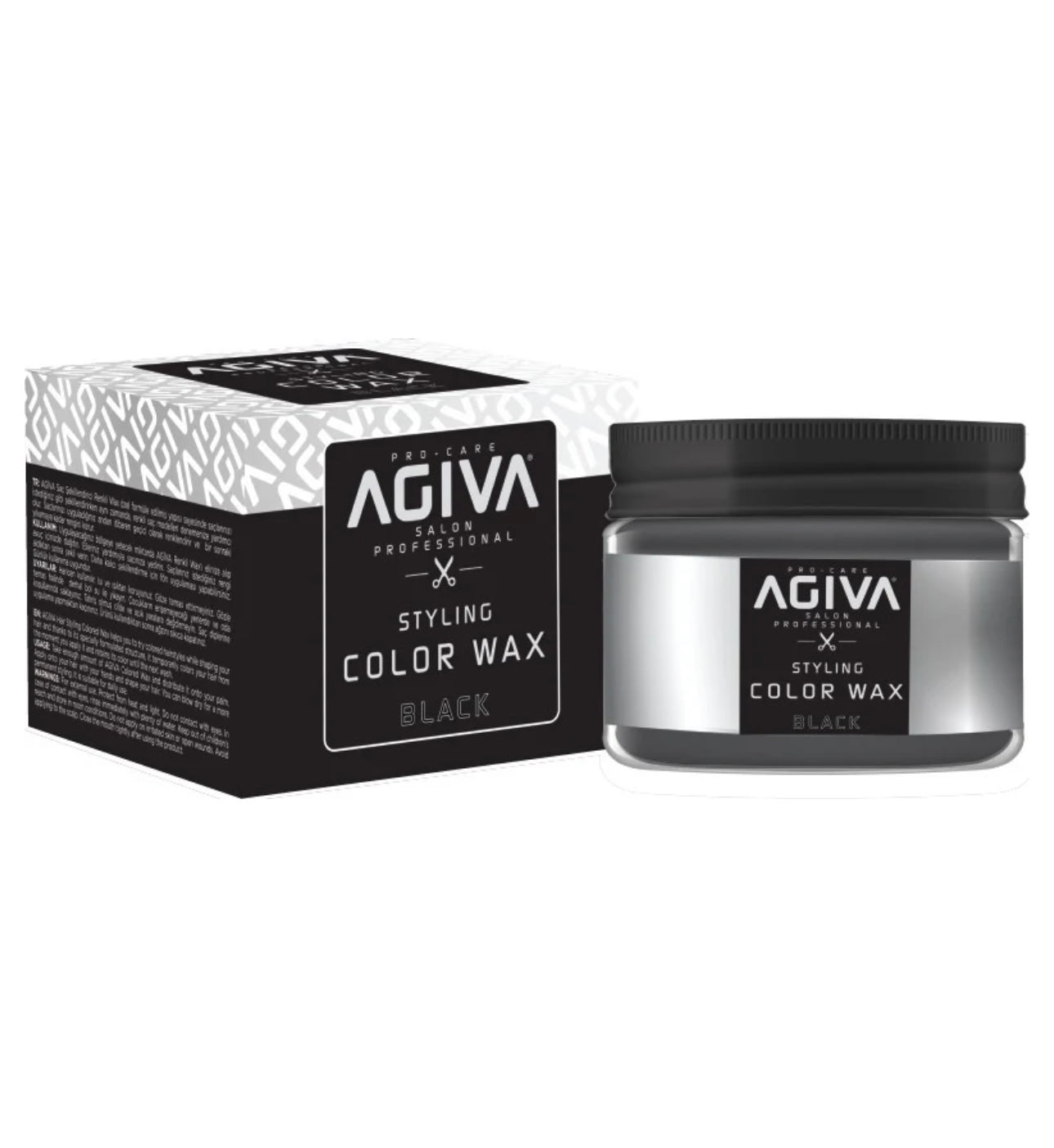 Agiva Hair Styling Color Wax Black 120ml