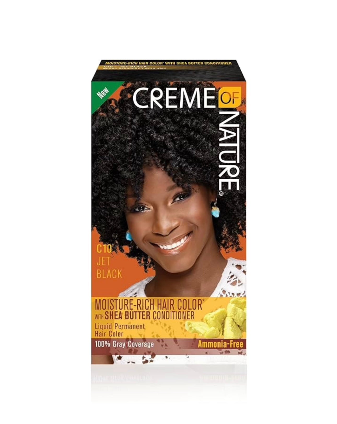 Creme Of Nature Moisture Rich Hair Color C10 Jet Black