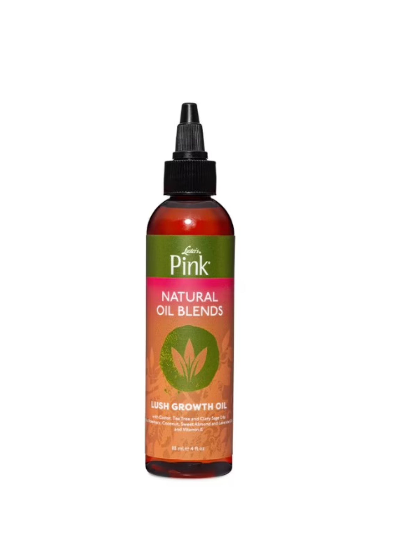 Pink Natural Oil Blends Lush Growth Oil 4oz