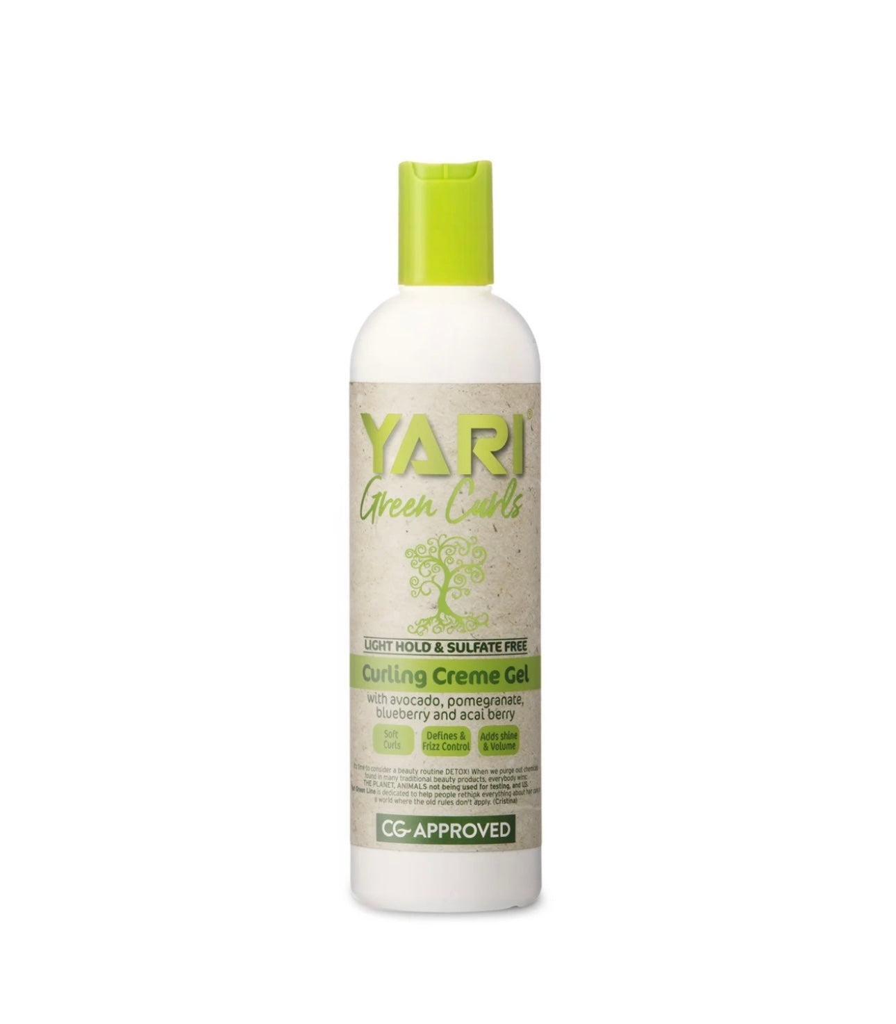 Yari Green Curls Light Hold Curling Cream Gel 355ml