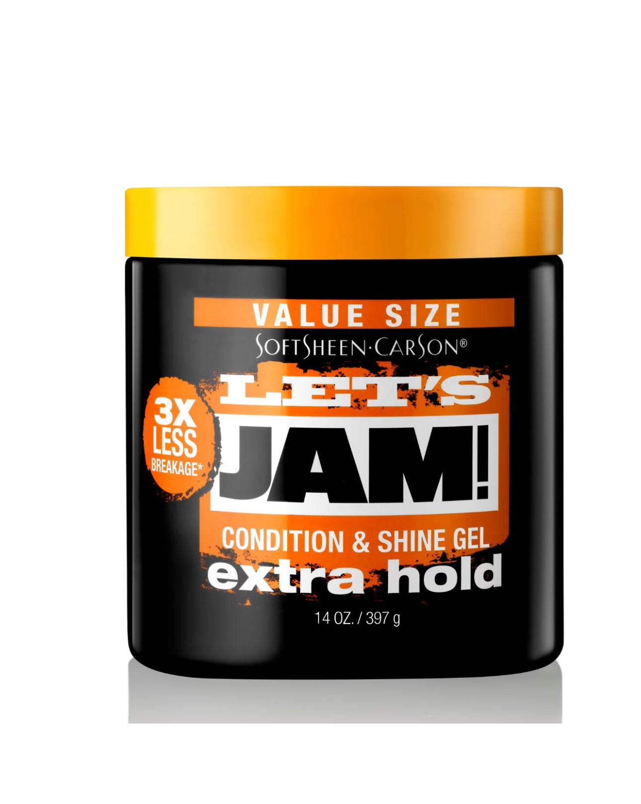 Let's Jam Extra Hold Shining And Conditioning Gel 14 Oz