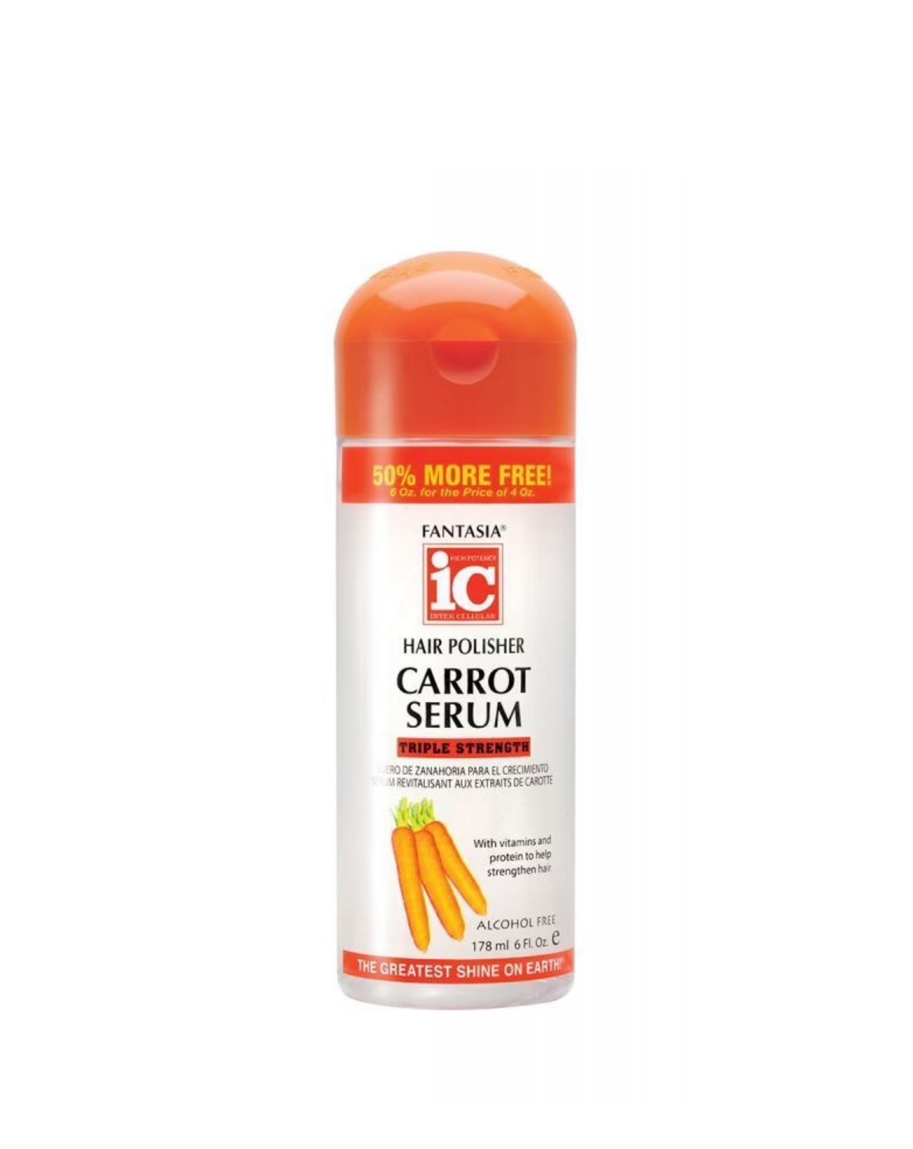 Fantasia IC Hair Serum Carrot Growth 6 Oz