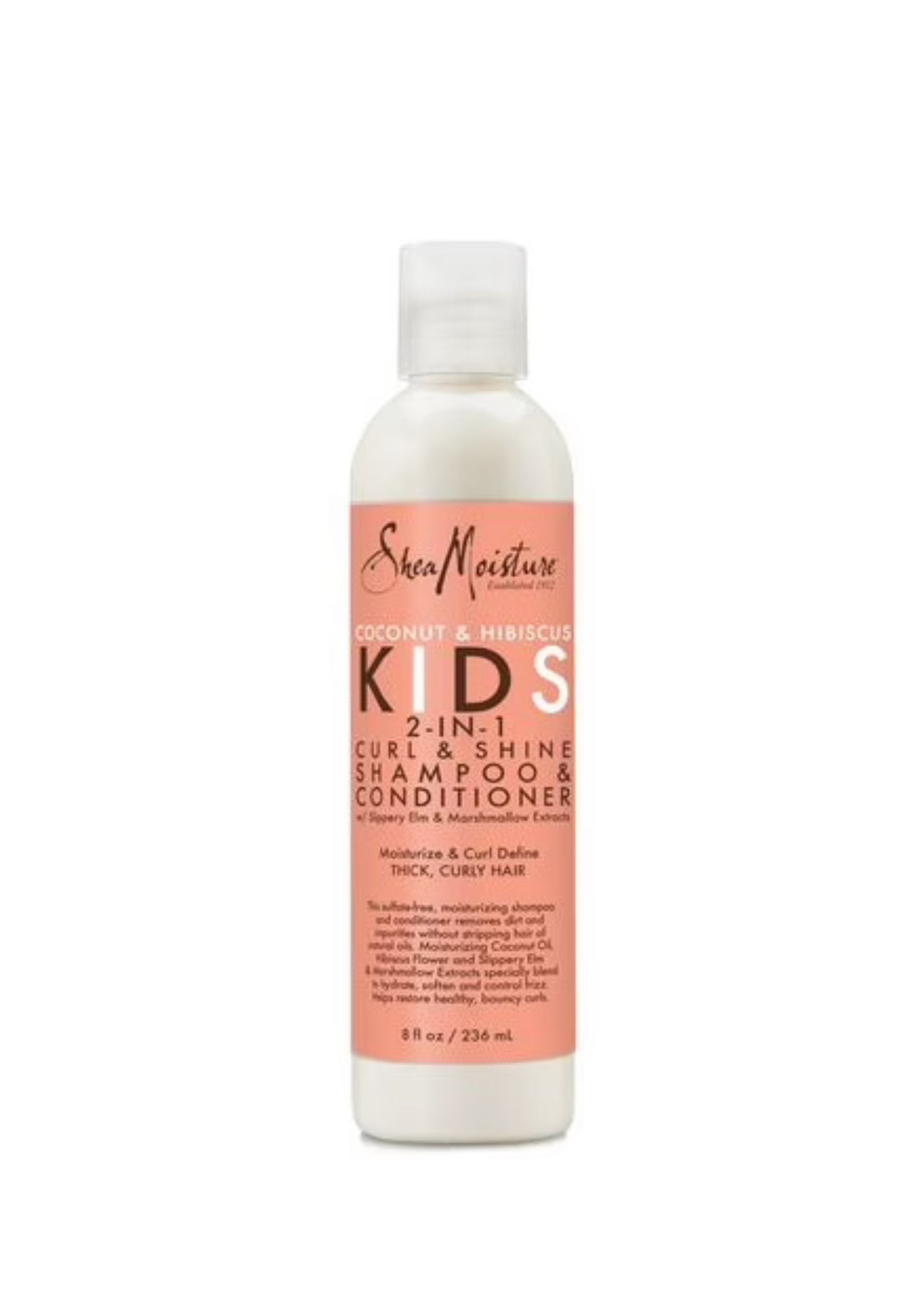 Shea Moisture Coconut & Hibiscus Kids 2-n-1 Shampoo & Conditioner 236ml