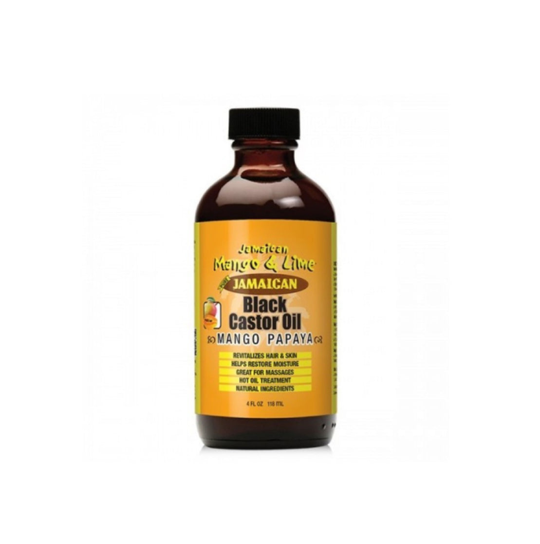 Jamaican Mango & Lime Black Castor Oil Mango Papaya 4oz