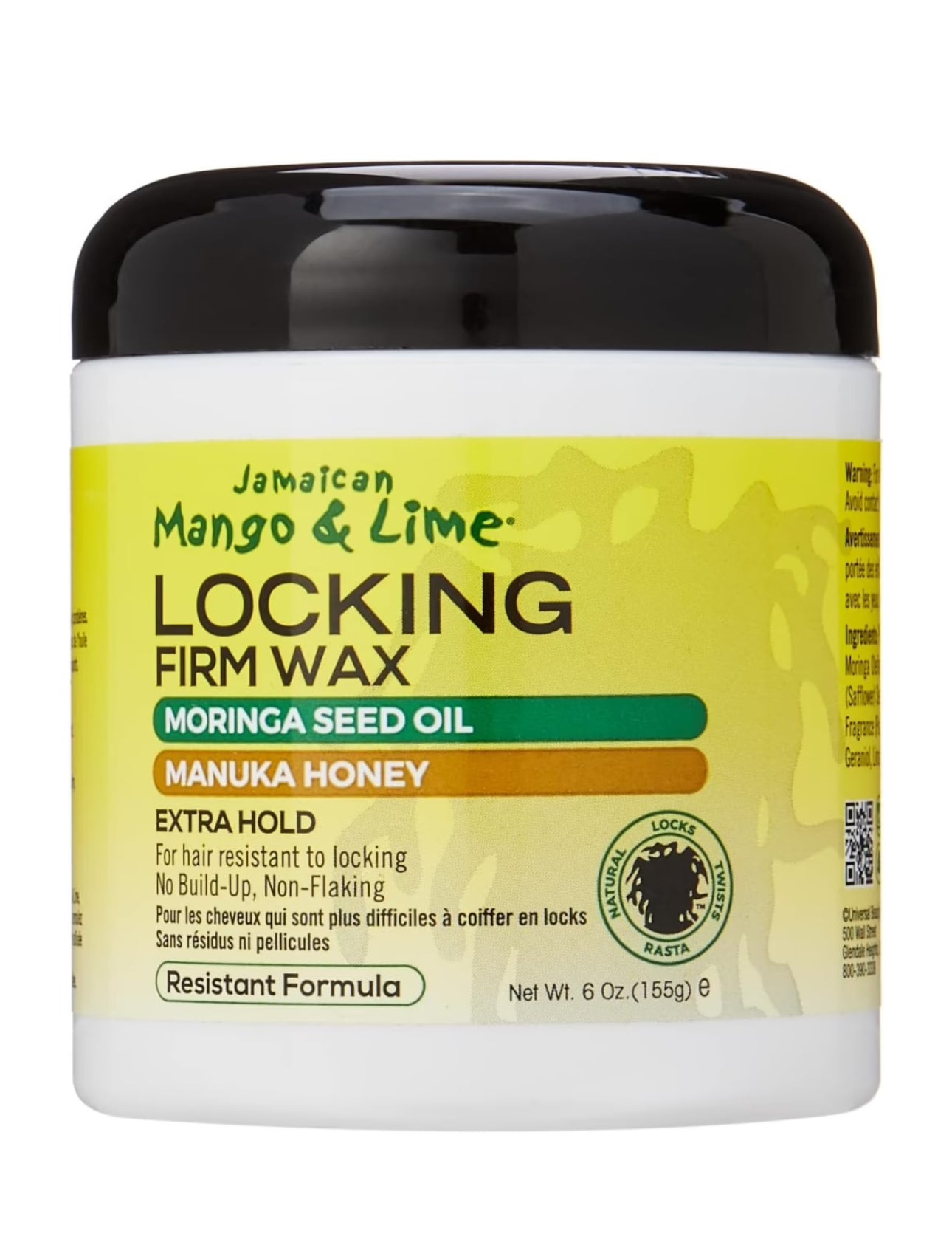 Jamaican Mango & Lime Locking Firm Wax 6 oz
