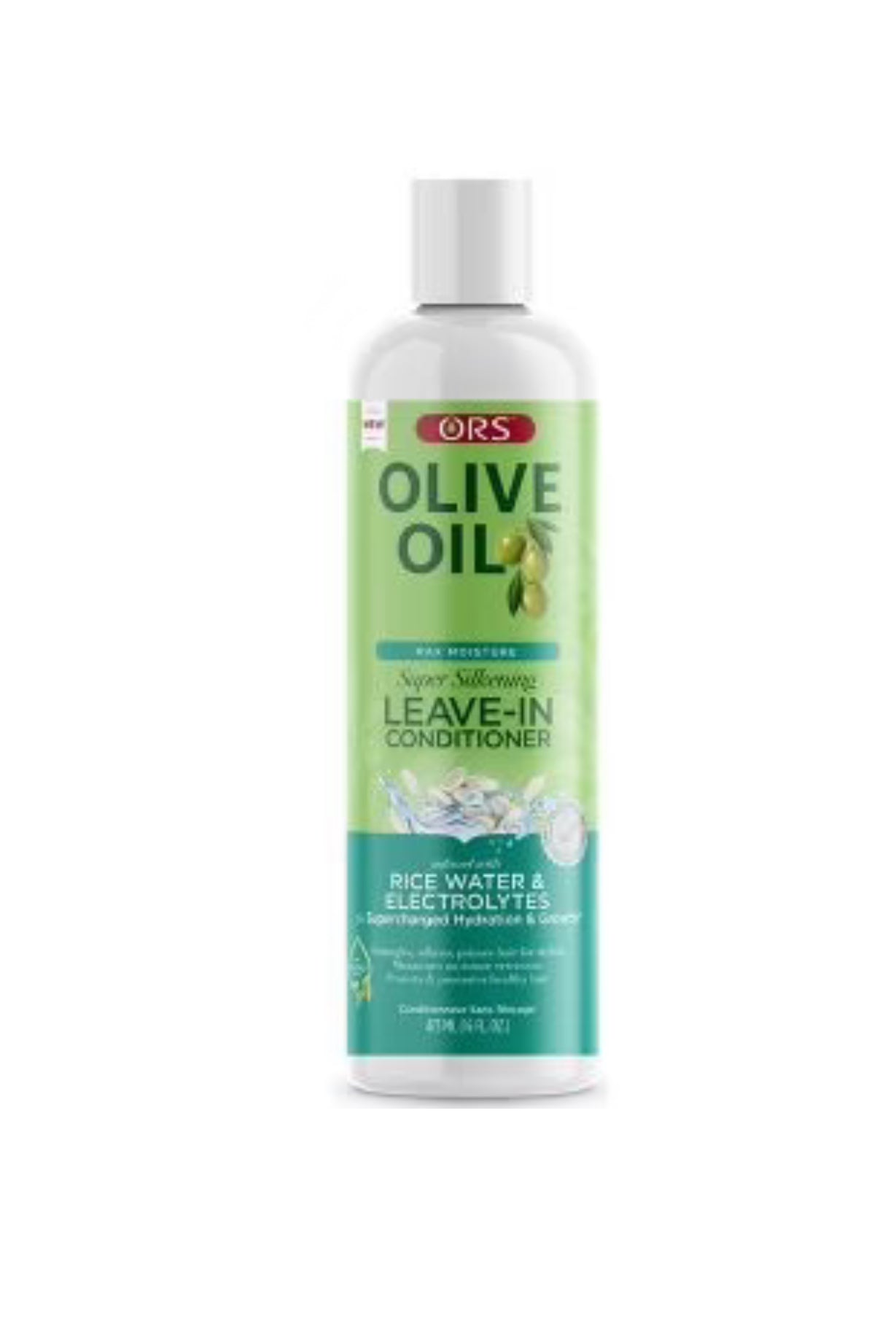 ORS Olive Oil Max Moisture Rice Water & Electrolytes Leave In Conditioner 16 Oz
