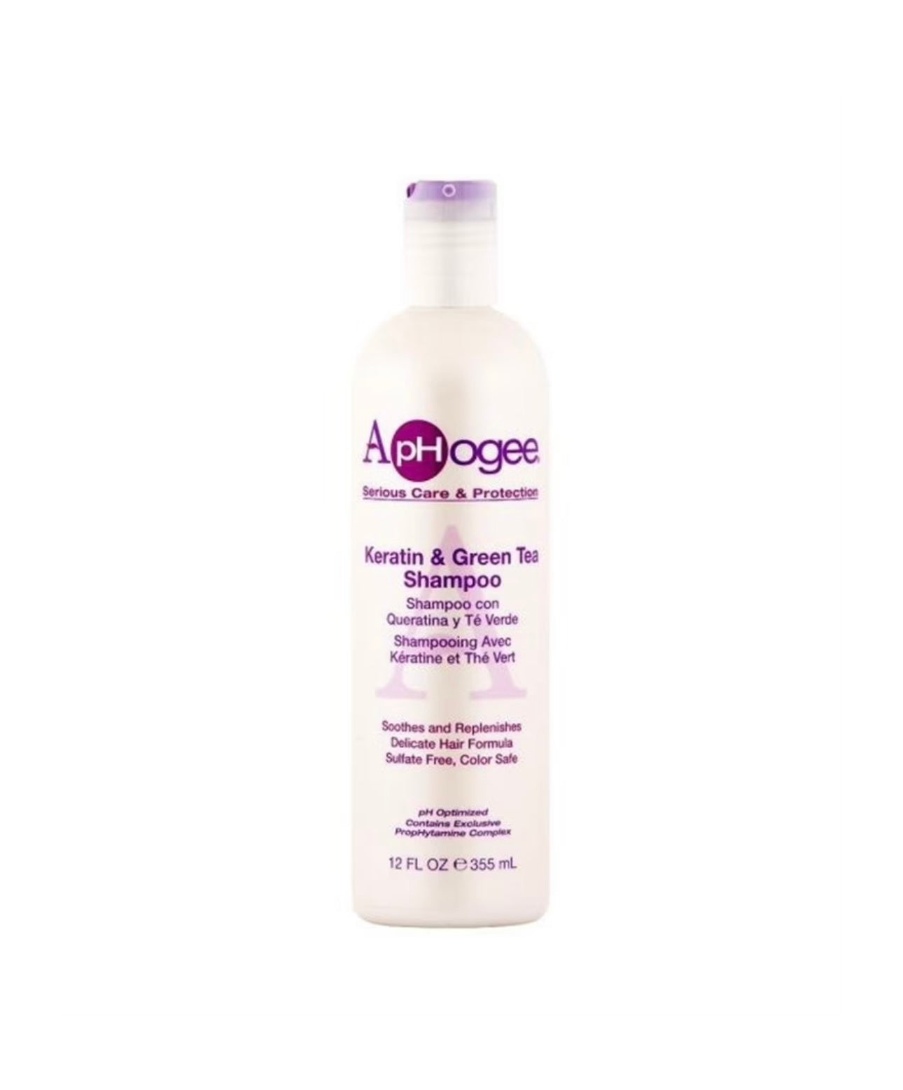 ApHogee Keratin & Green Tea Shampoo 12oz