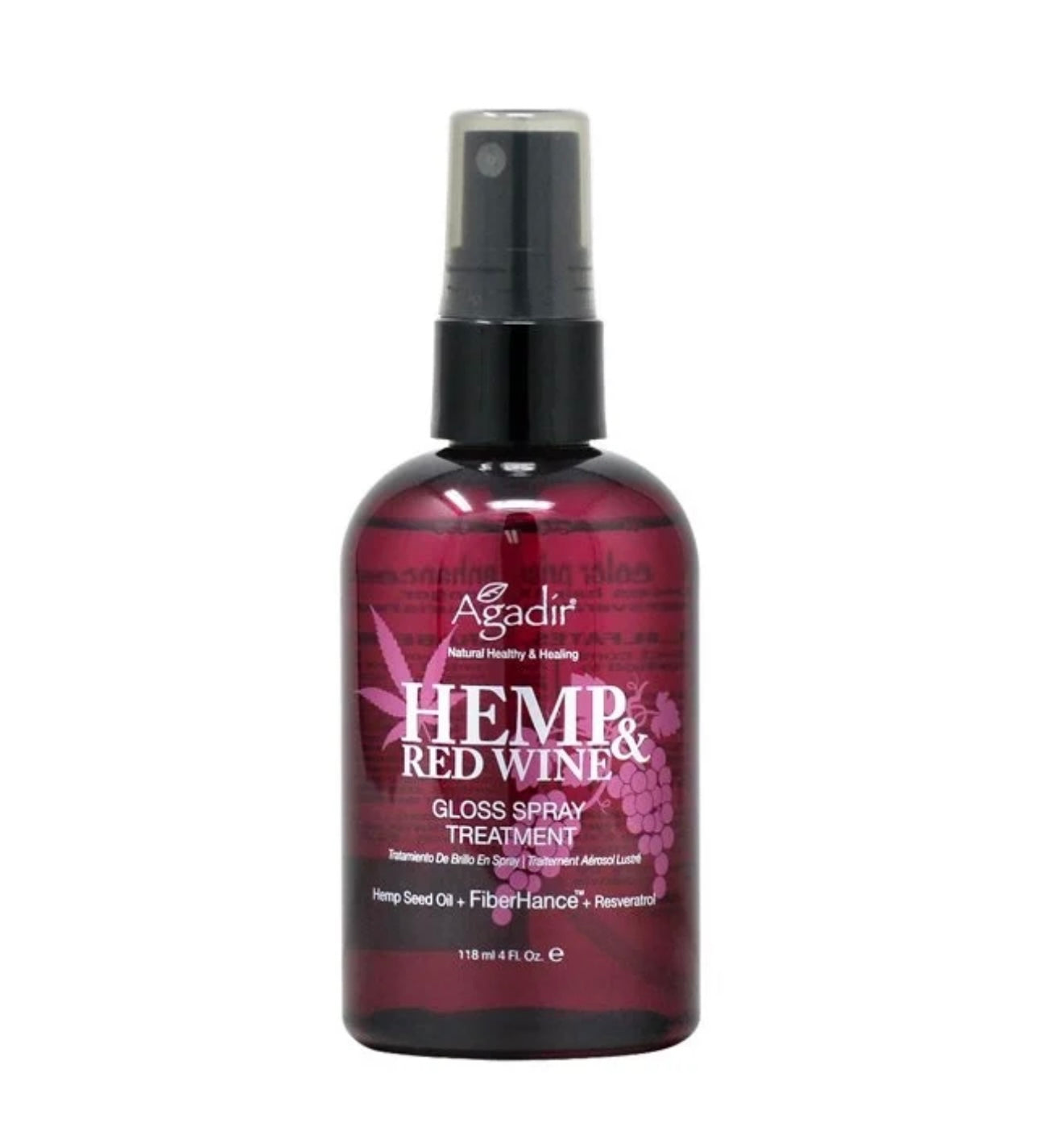 Agadir Hemp & Red Wine Gloss Spray Treatment 4oz
