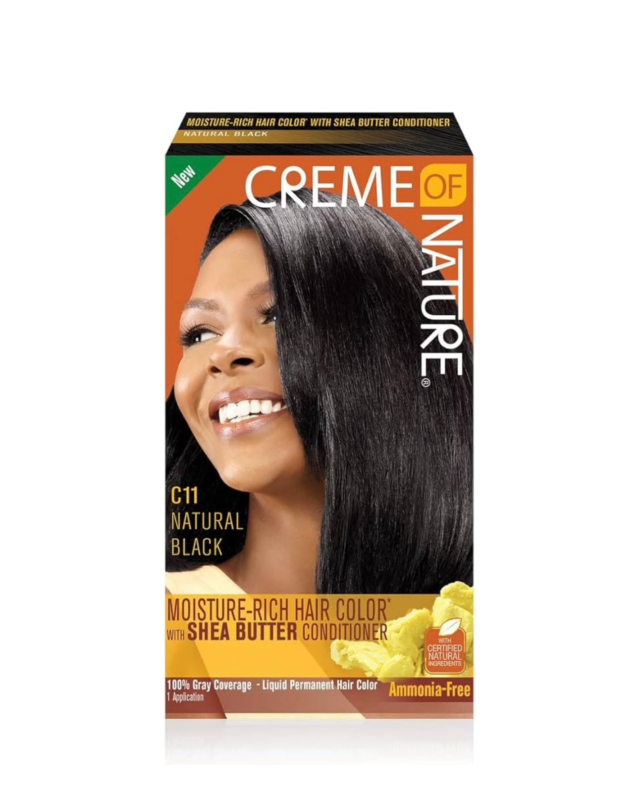 Creme Of Nature Moisture Rich Hair Color C11 Natural Black
