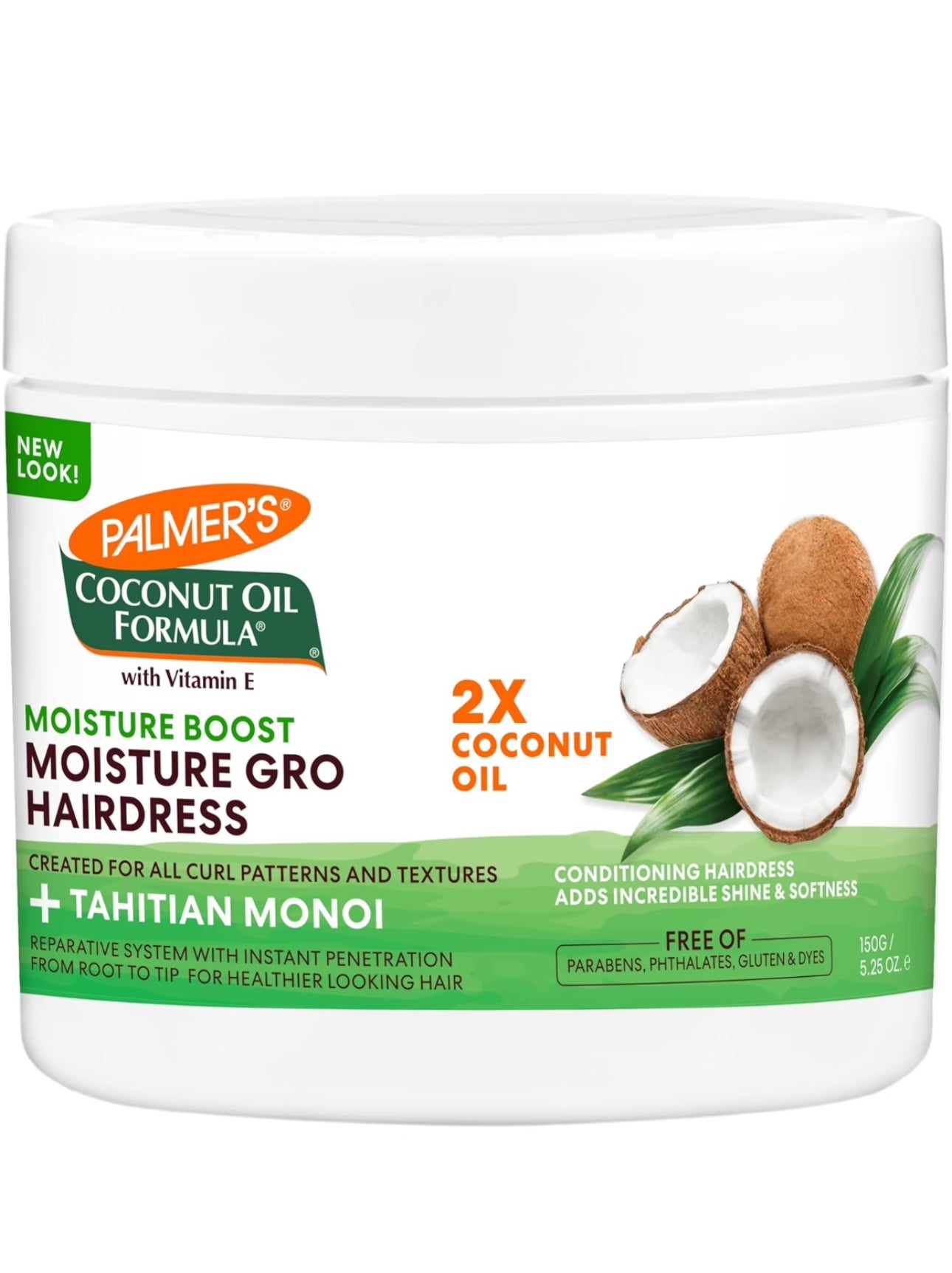 Palmer's Coconut Oil Formula Moisture Gro Shining Hairdress 4 Oz