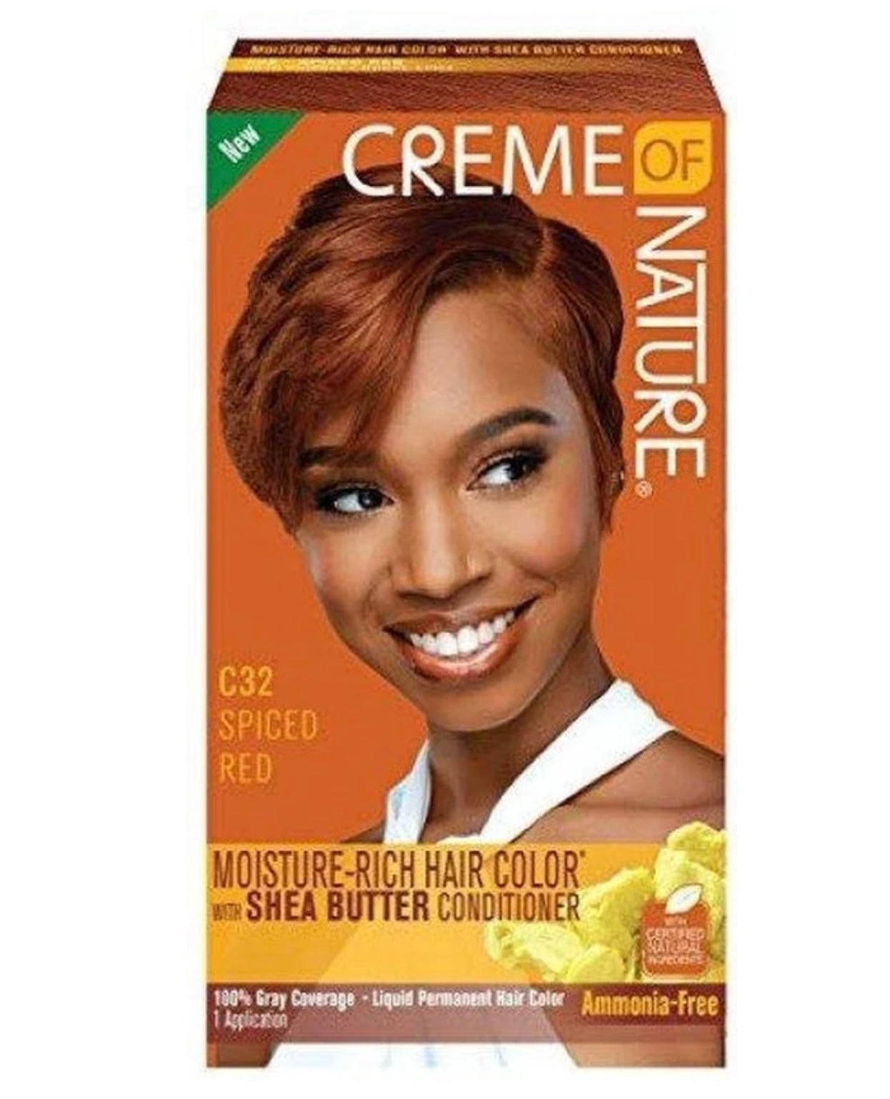 Creme Of Nature Moisture Rich Hair Color C32 Spiced Red