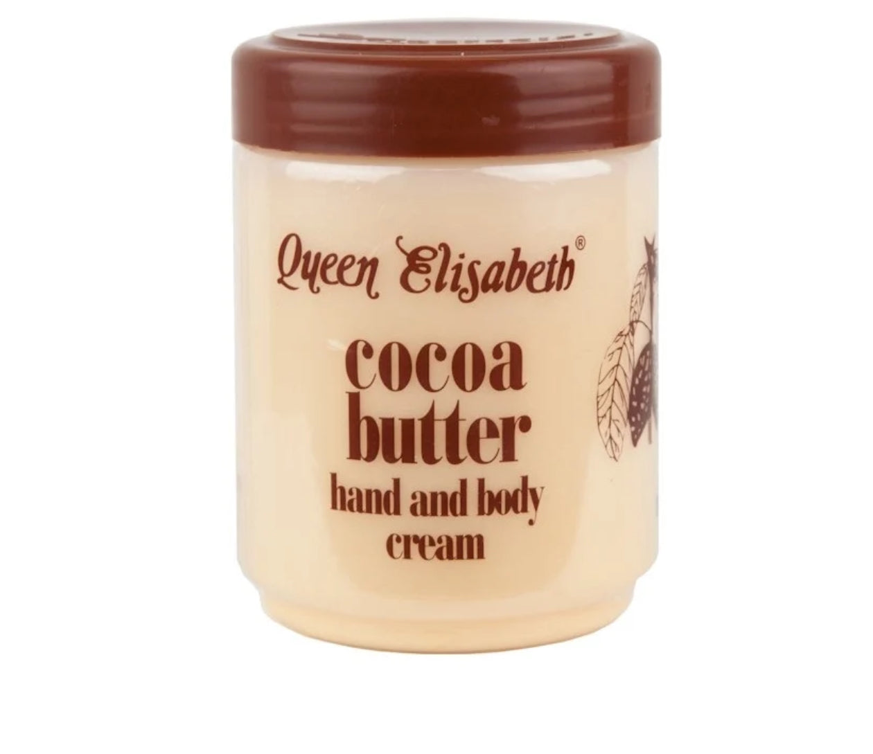Queen Elisabeth Cocoa Butter Jar 500 ml