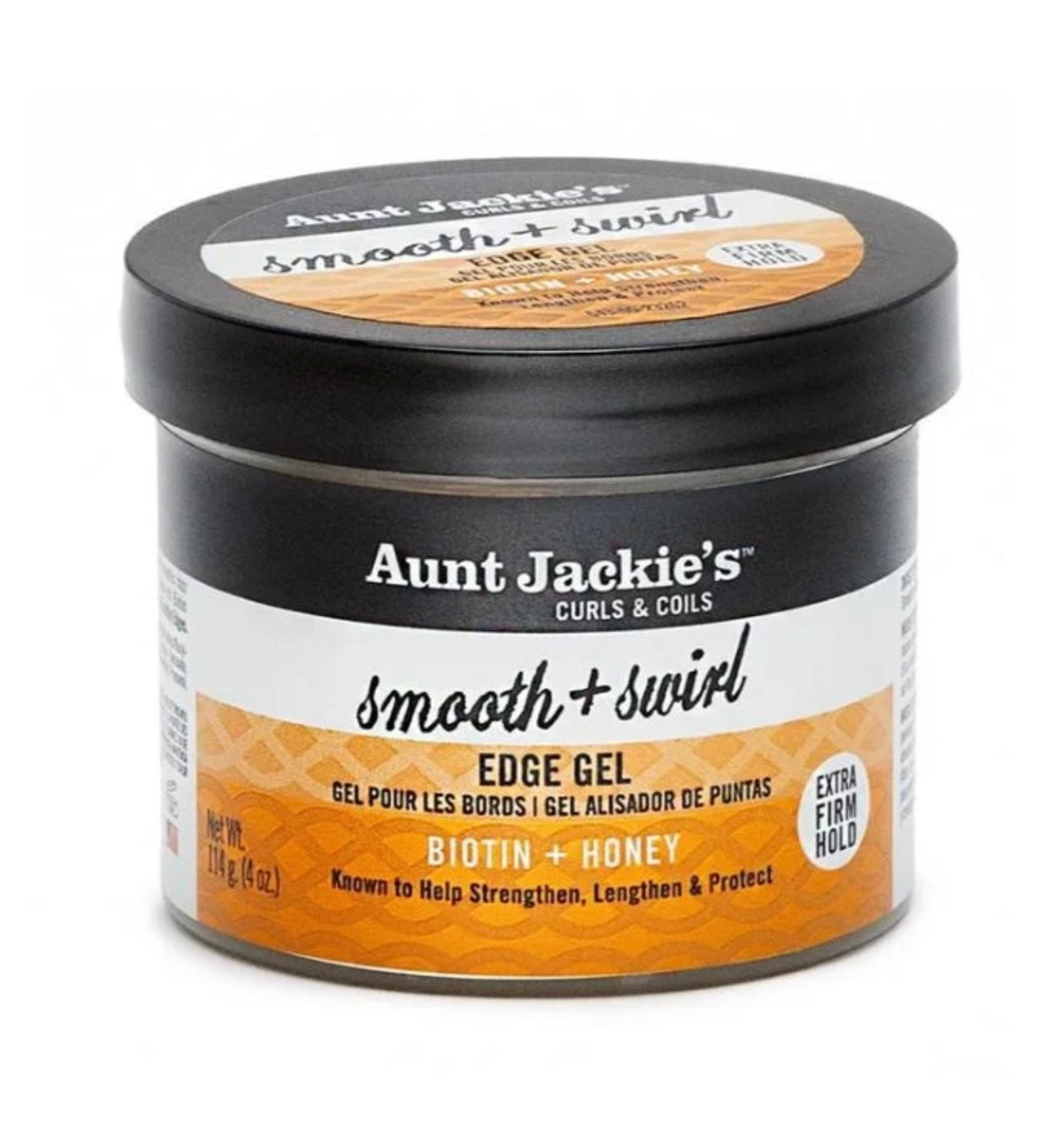 Aunt Jackie's Biotin + Honey Smooth + Swirl Edge Gel 114gr