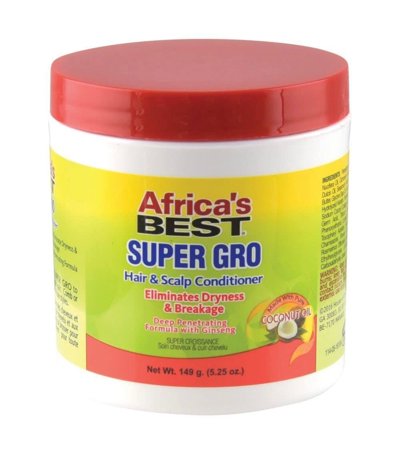 Africa's Best Super Gro Regular Hair & Scalp Conditioner 5.25 oz