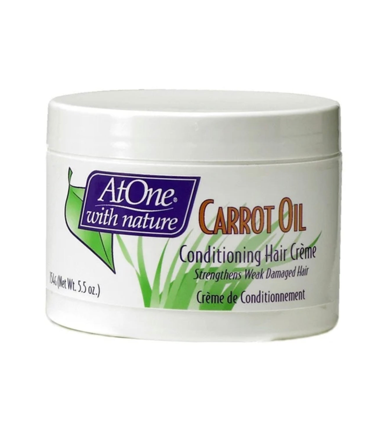 At One Carrot Oil Hair Creme Jar 5.5 oz