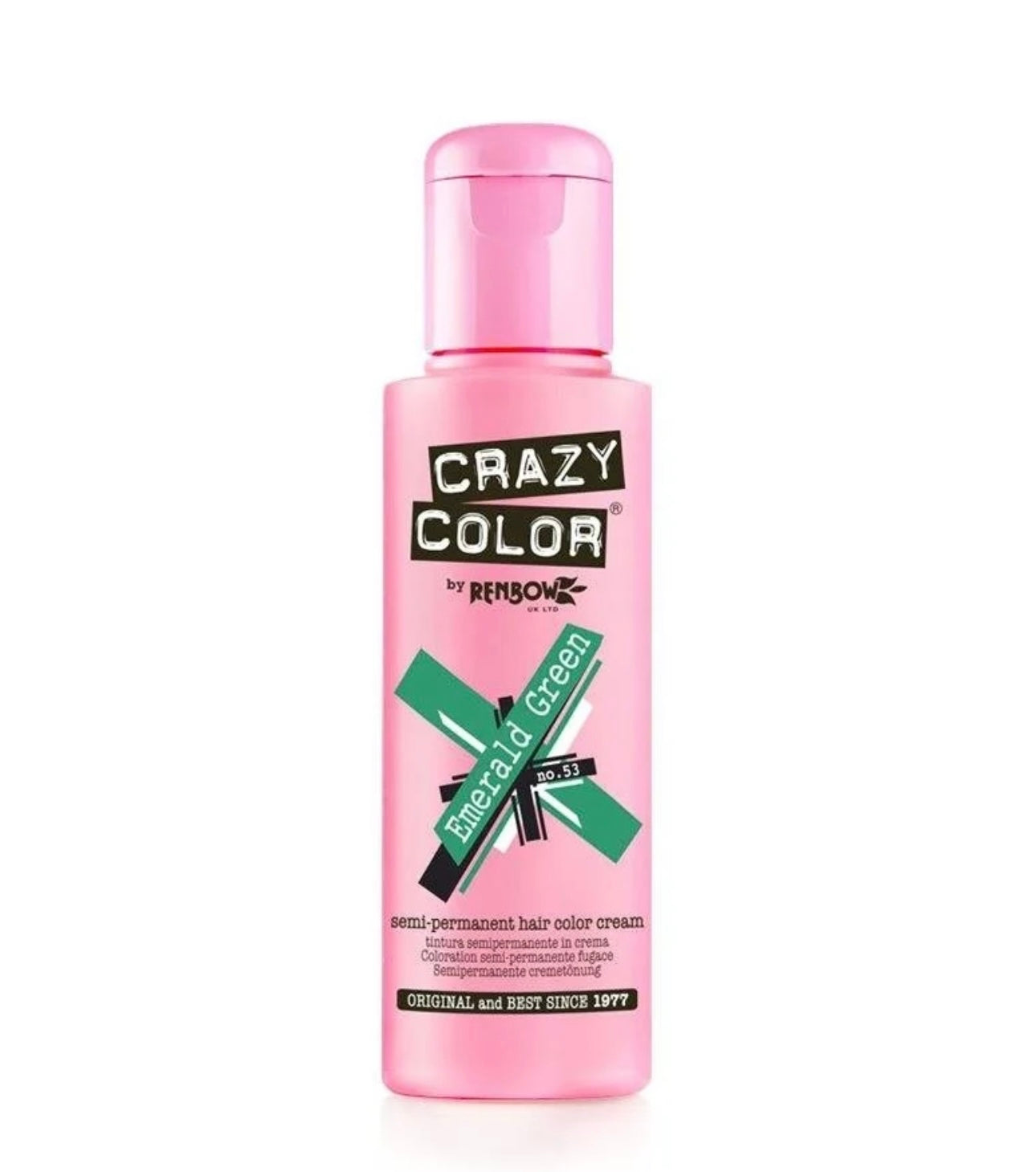 Crazy Color 53 Emerald Green 100ml