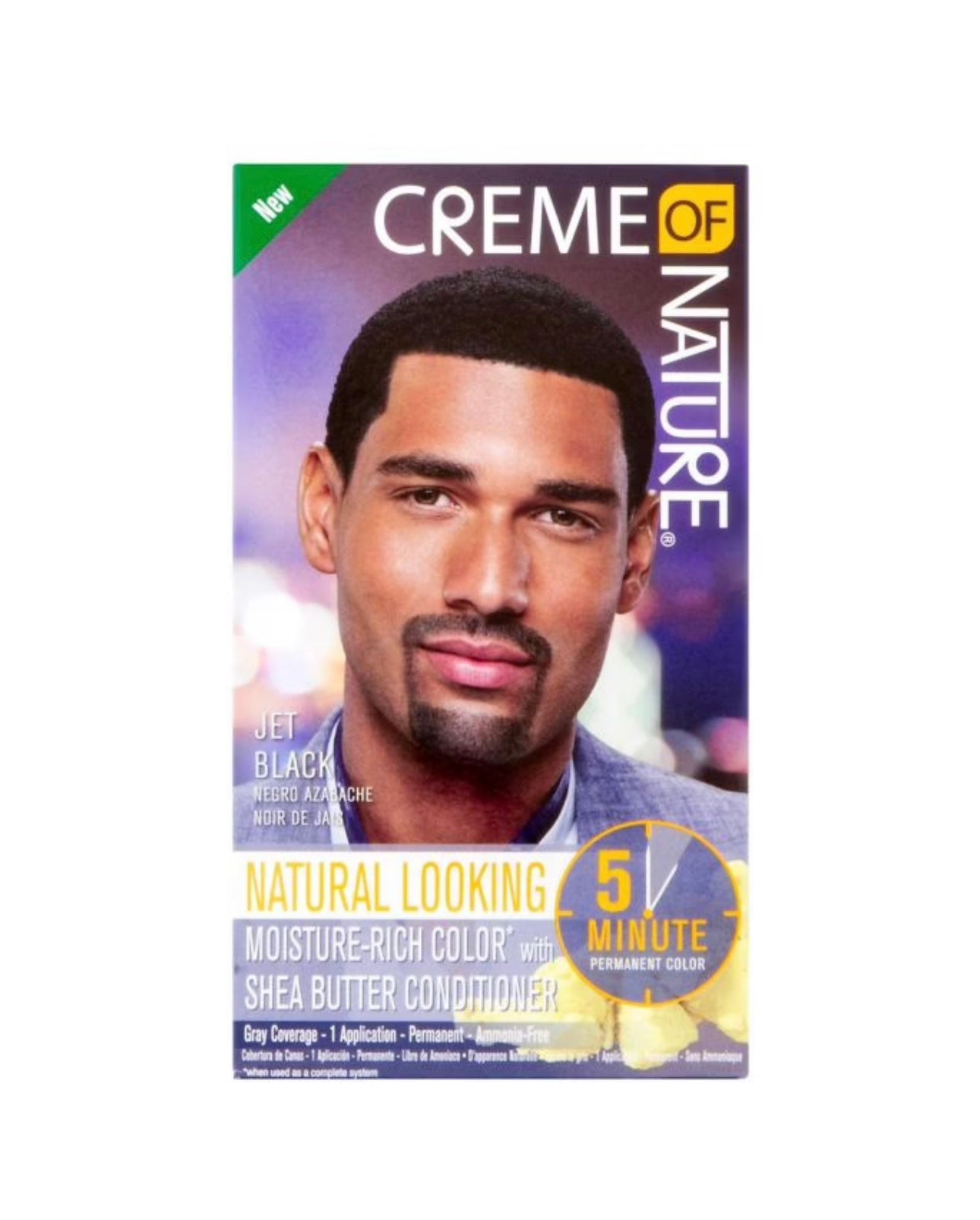 Creme Of Nature Men Hair Color Jet Black