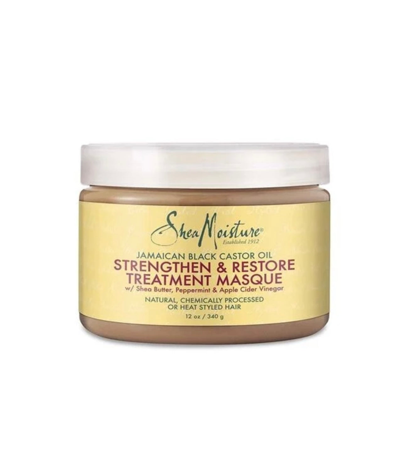 Shea Moisture Jamaican Black Castor Oil Strengthen & Restore Masque 12oz