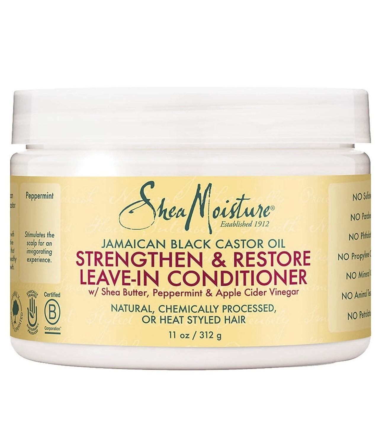 Shea Moisture Jamaican Black Castor Oil Leave In Conditioner 11oz