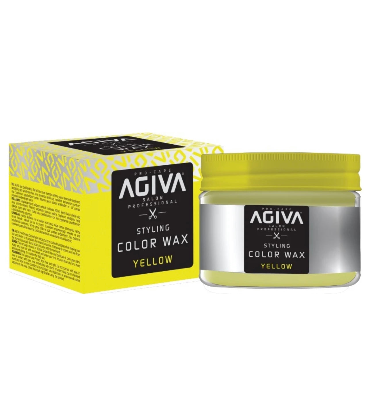 Agiva Hair Styling Color Wax Yellow 120ml