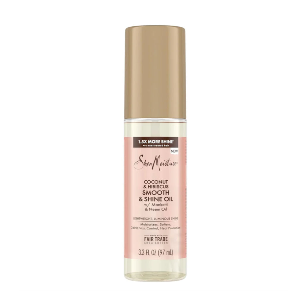 Shea Moisture Coconut & Hibiscus Smooth & Shine Oil 3.3oz