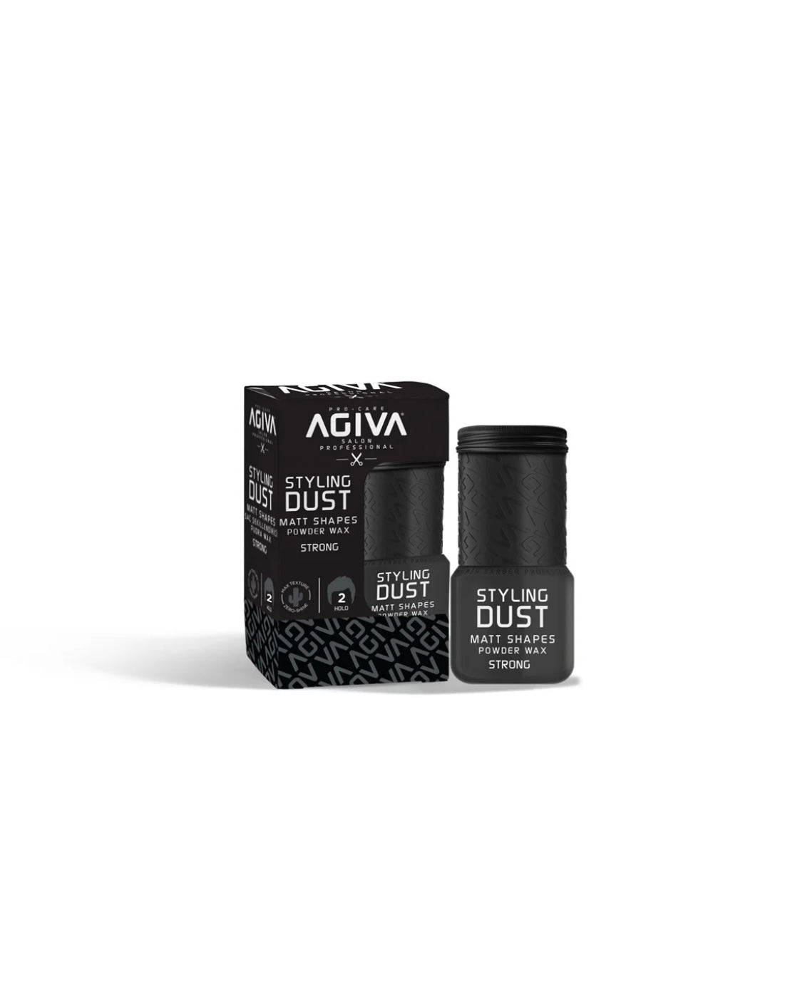 Agiva Styling Hair Powder Wax Strong 20 Gr - Black #2