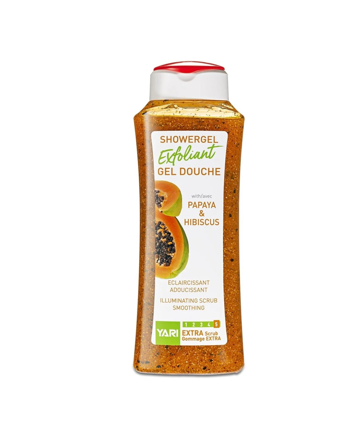 Yari Exfoliant Showergel Papaya & Hibiscus 500ml