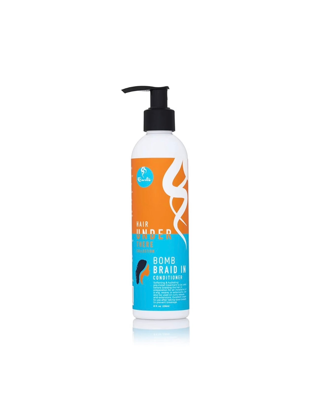 Curls Hair Under There Bomb Braid In Conditioner 8oz