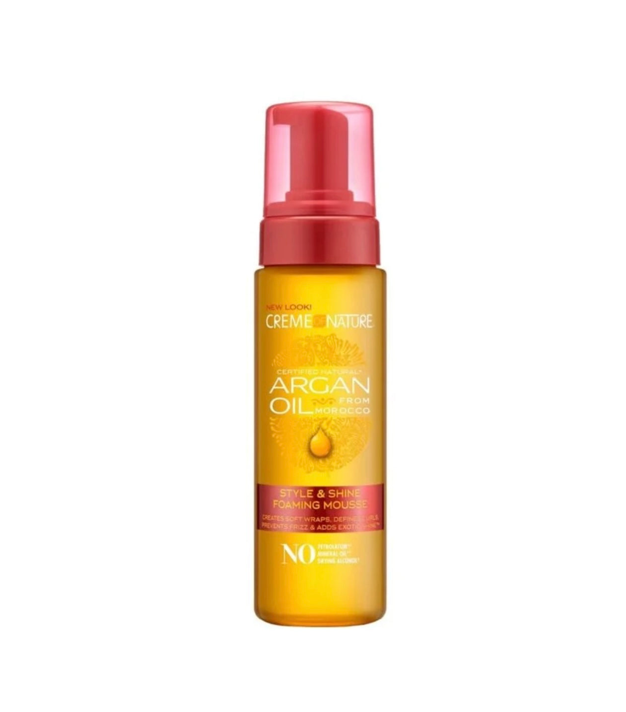 Creme of Nature Argan Oil Style & Shine Foaming Mousse 207ml