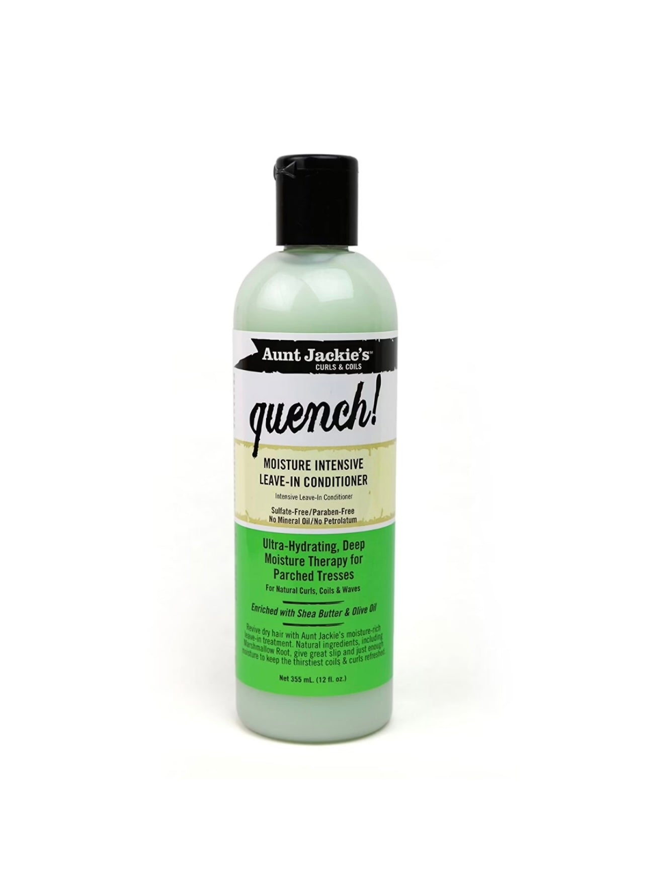 Aunt Jackie's Quench! Moisture Intensive Leave-In Conditioner 12oz