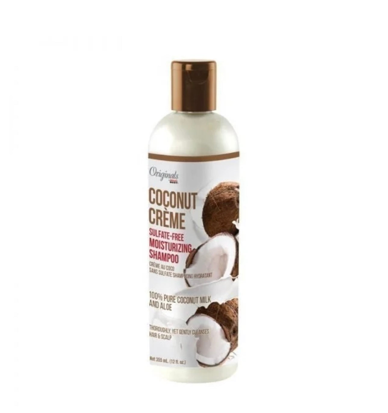 Africa's Best Coconut Creme Sulfate Free Moisturizing Shampoo 8oz
