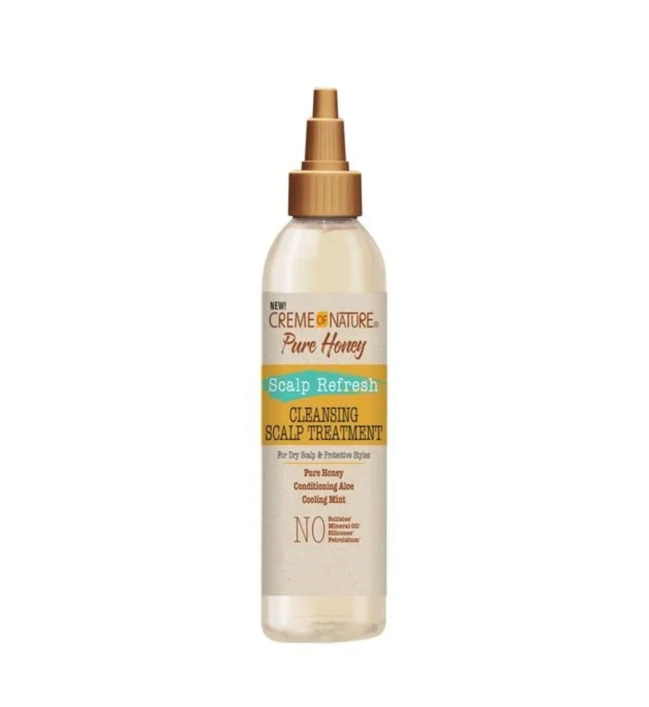 Creme of Nature Pure Honey Scalp Refresh Cleansing Treatment 8oz