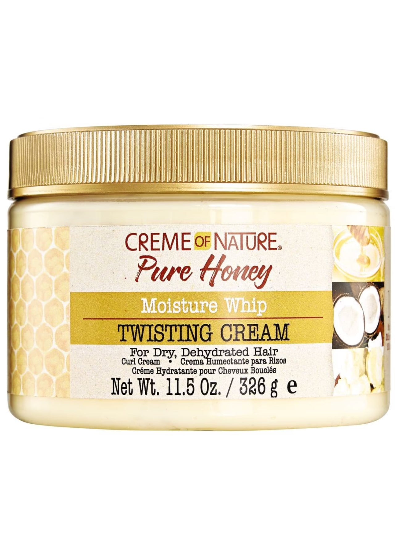 Creme Of Nature Pure Honey Moisture Whip Twisting Cream 11.5 Oz