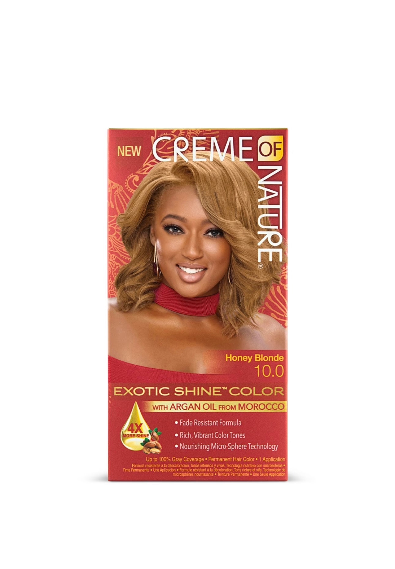 Creme Of Nature Exotic Shine Hair Color 10.0 Honey Blonde