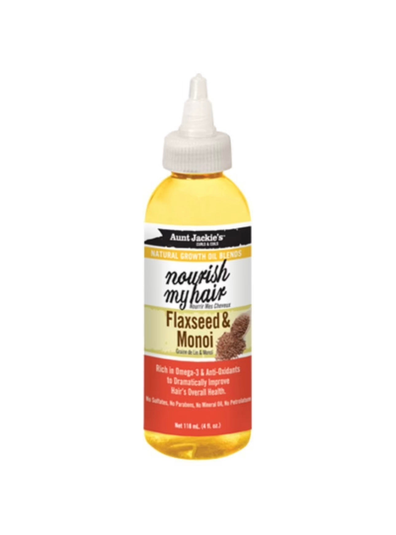Aunt Jackie's Flaxseed & Monoi Oil 4oz
