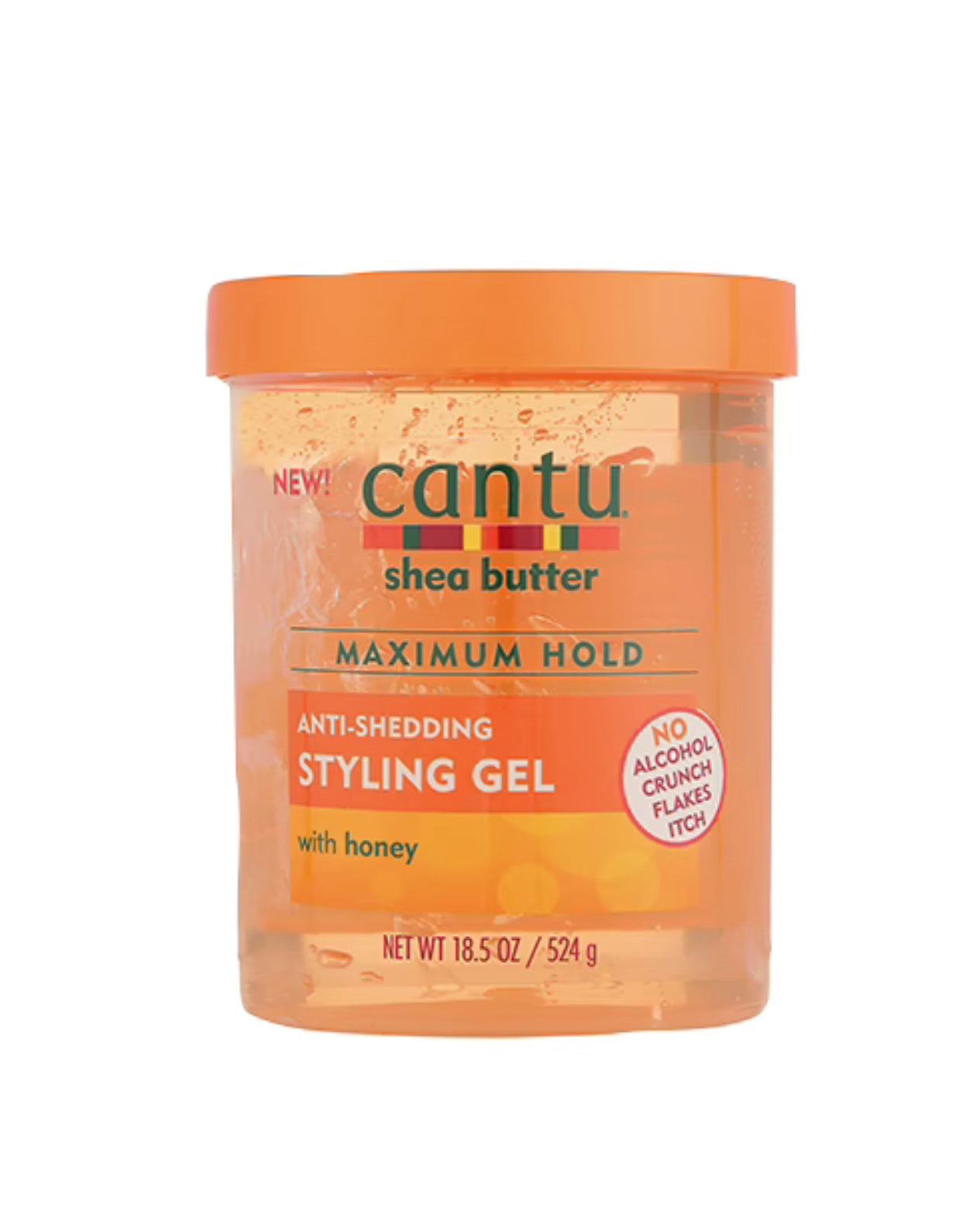 Cantu Natural Styling Gel Honey Anti-Shedding 18.25oz