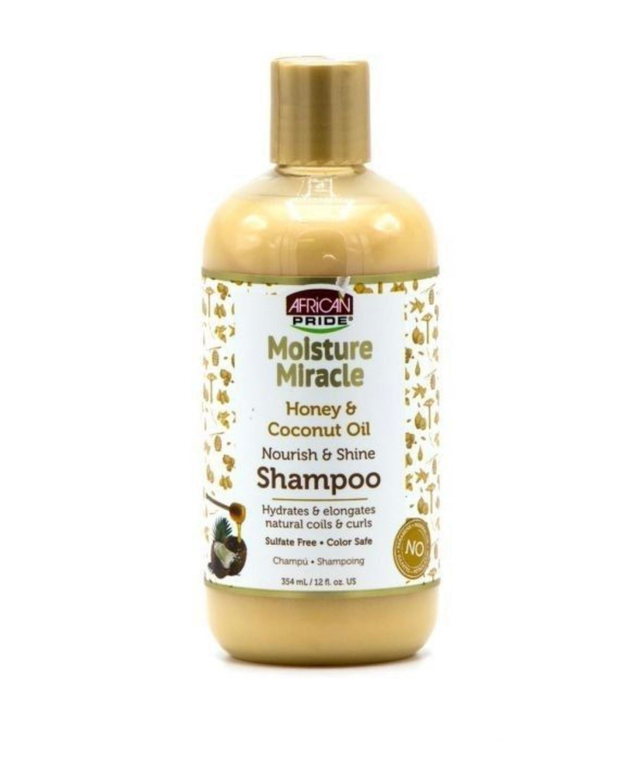 African Pride Moisture Miracle Honey & Coconut Oil Shampoo 354 ml