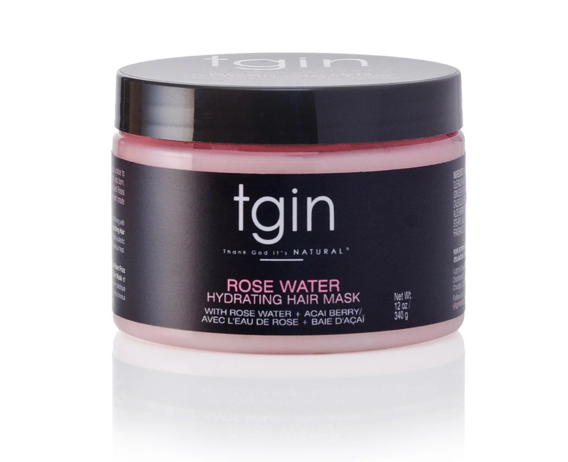 TGIN Rose Water Hydrating Hair Mask 12oz