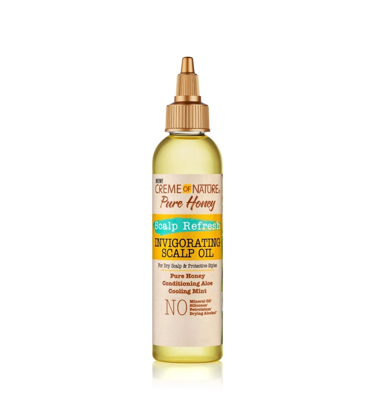 Creme Of Nature Pure Honey Scalp Refresh Invigorating Scalp Oil 4oz