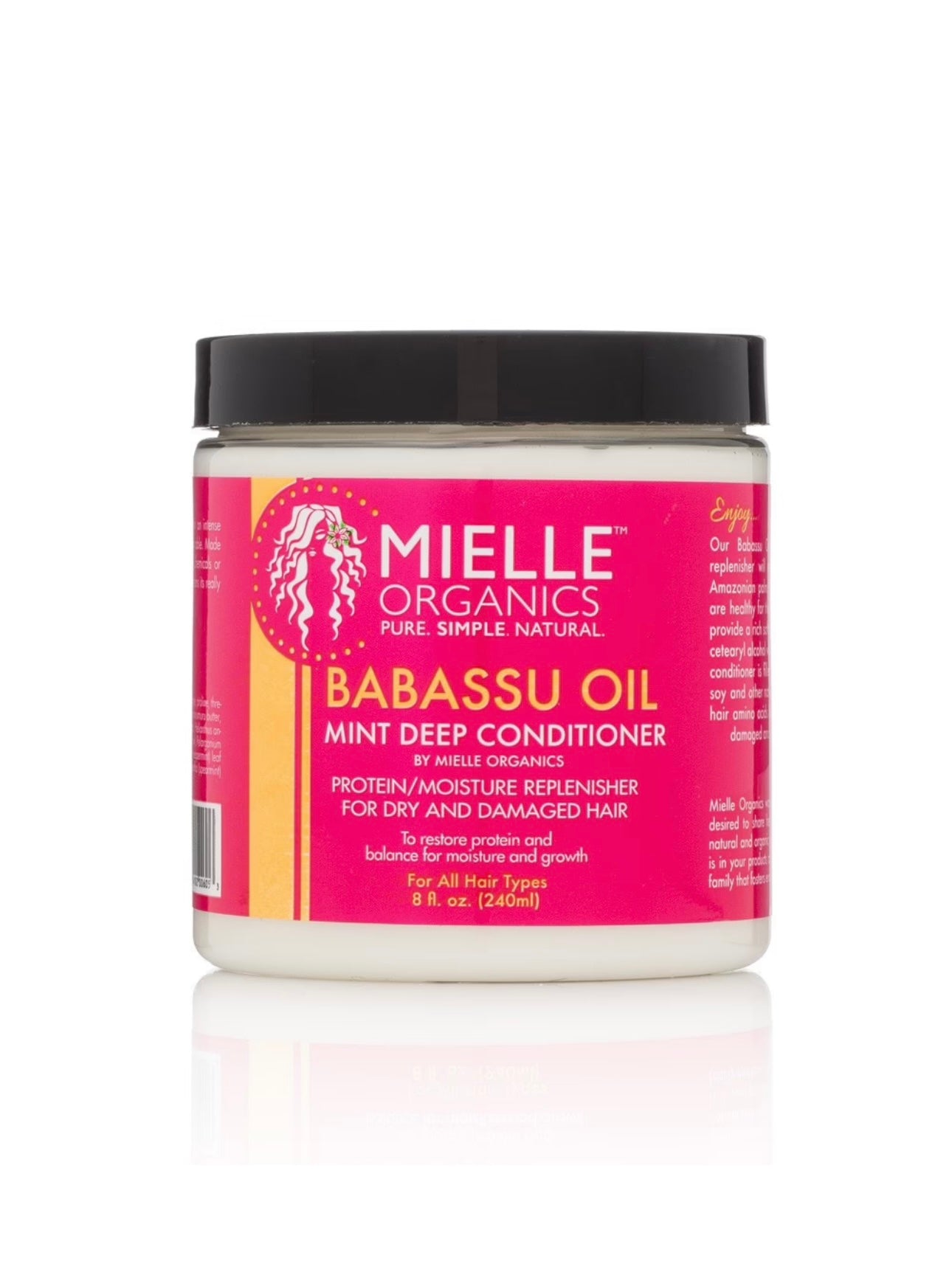 Mielle Babassu Oil & Mint Deep Conditioner 8oz