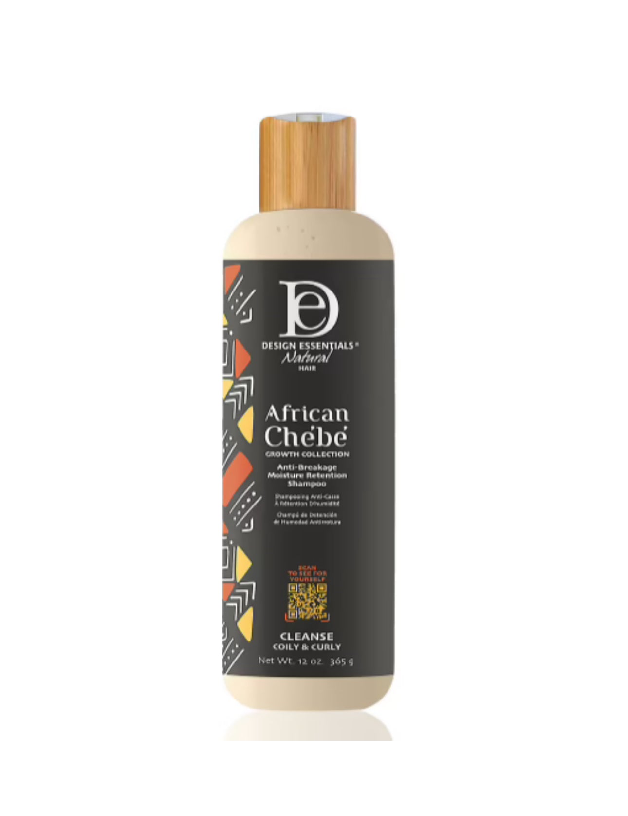 Design Essentials African Chebe Anti-Breakage Moisture Retention Shampoo 12oz
