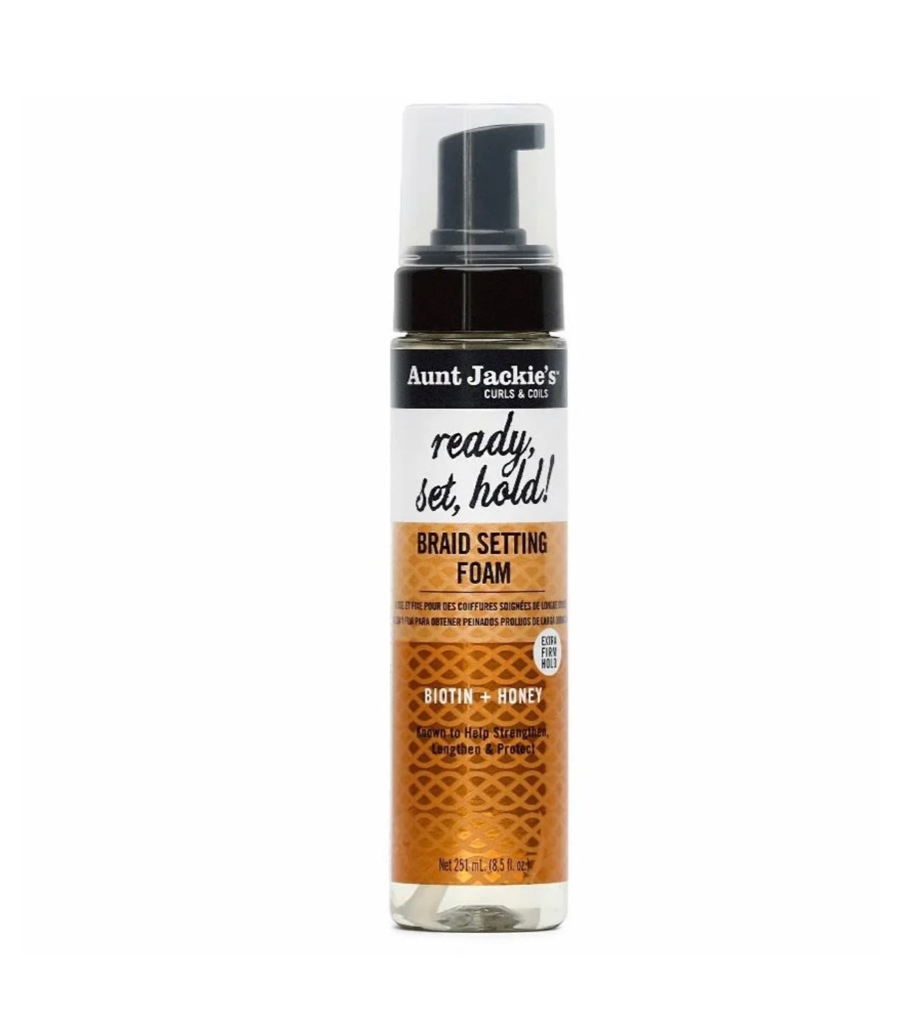 Aunt Jackie's Biotin + Honey Braid Setting Foam 251ml