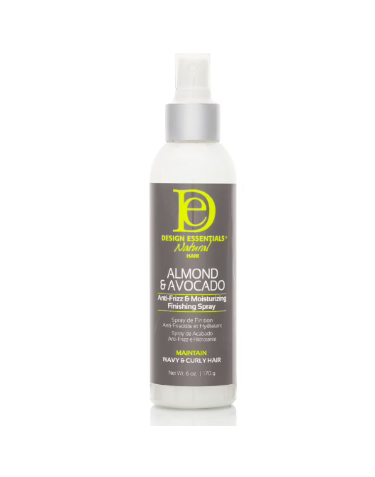 Design Essentials Almond Avocado Anti Frizz Moisturizing Finishing Spray 6oz
