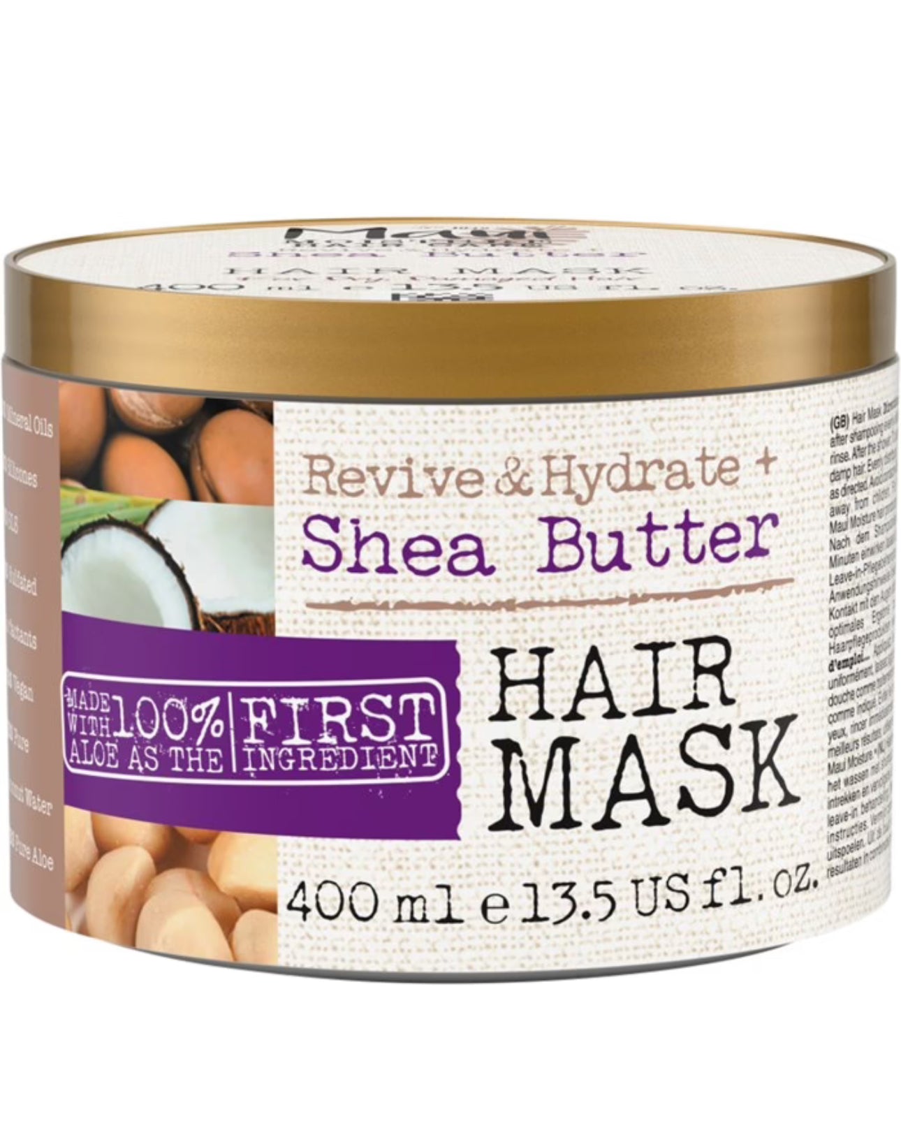 Maui Moisture Revive & Hydrate Shea Butter Haarmasker 340 Gr