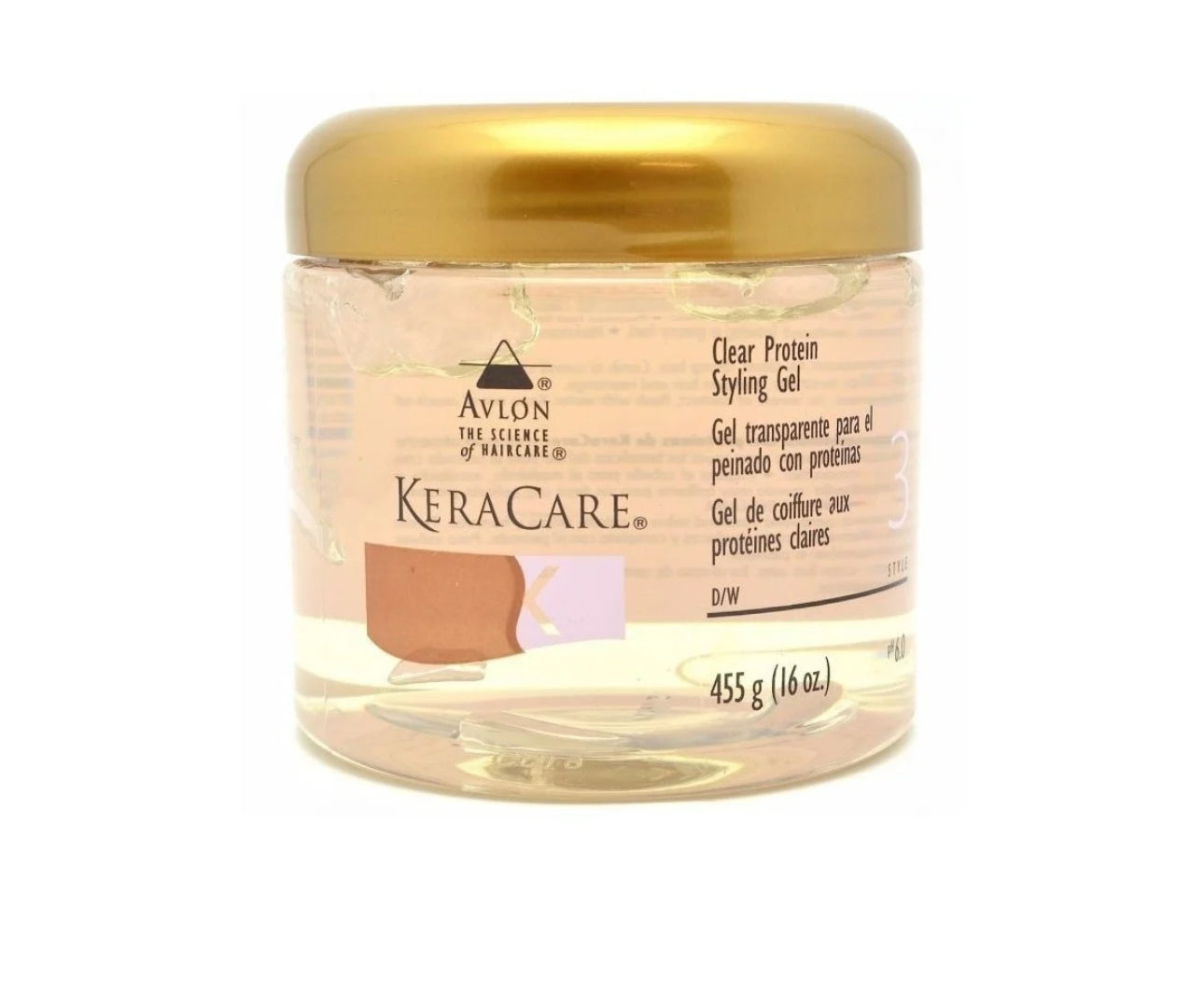 KeraCare Clear Protein Style Gel 455gr