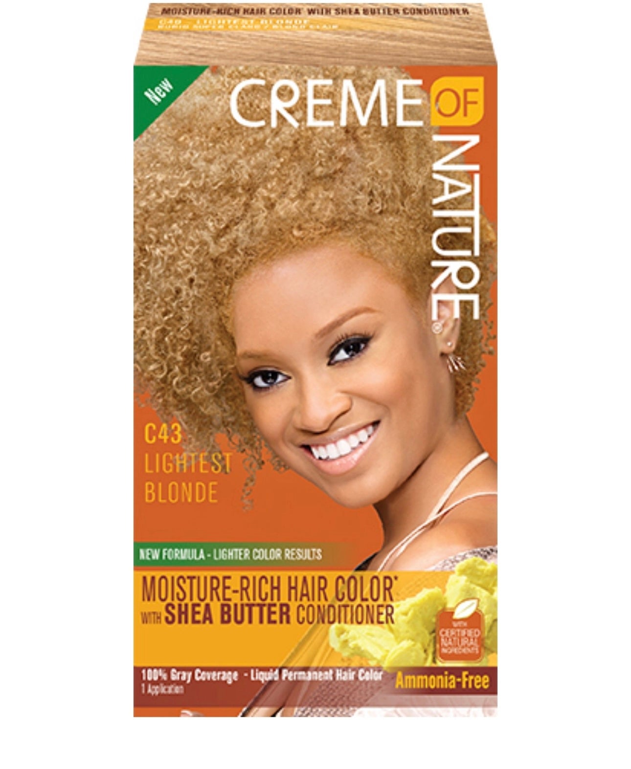 Creme Of Nature Moisture Rich Hair Color C43 Lightest Blonde